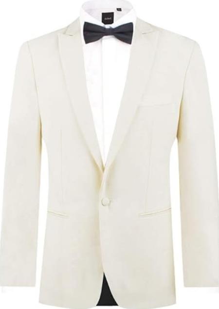 Ivory Tuxedo Jacket - Cream Wedding Suit - Off White Suit (Jacket and Pants Included)