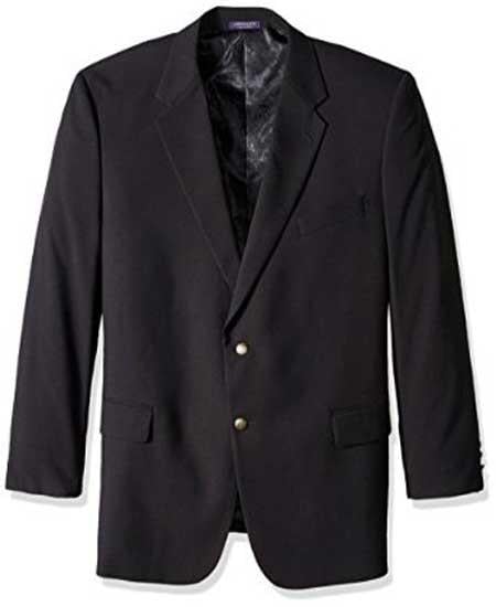 Mix and Match Suits Black Casual Blazer For Men On Sale Portly Classic Blazer