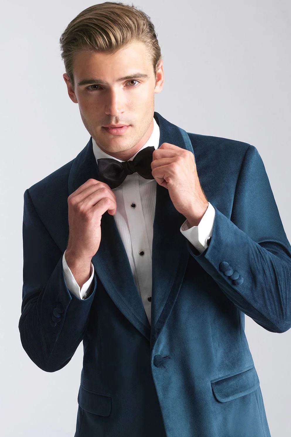 Velvet Blazer - Mens Blazer - Dinner Jacket - Venice Deep Aqua Velvet Dinner Jacket Separates