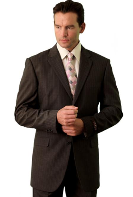 Poly/Rayon Men's Classic affordable Cheap Priced Business Suits Clearance Sale online sale Brown