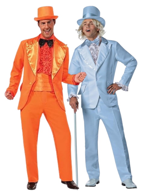 Mens Orange Tuxedo With Pants - Prom Suit