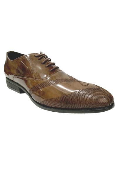 Brown Dress Shoe Mens Cap Toe Brown Shoes