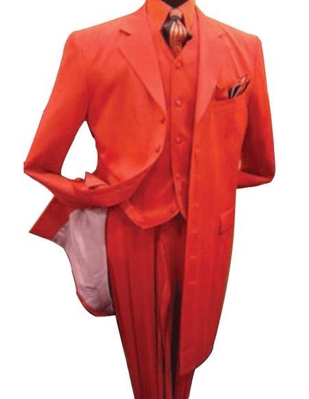 Cheap Plus Size Suits For Men - Big and Tall Suit For Big Guys Hot Red