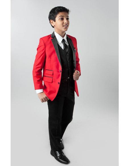 Boys Tuxedo + Boys Red Suit
