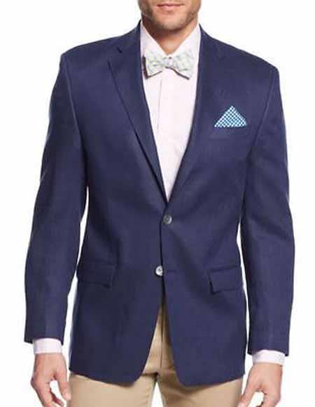 Mens linen blazer big and tall