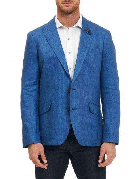 Mens Linen Blazer Big And Tall