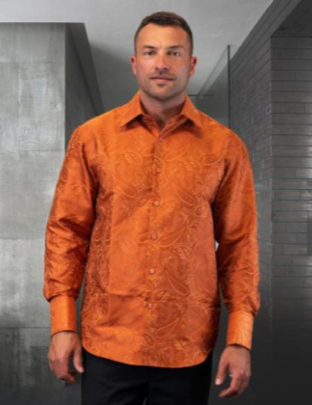 Mens Club Shirt - Shiny Sateen Shirt