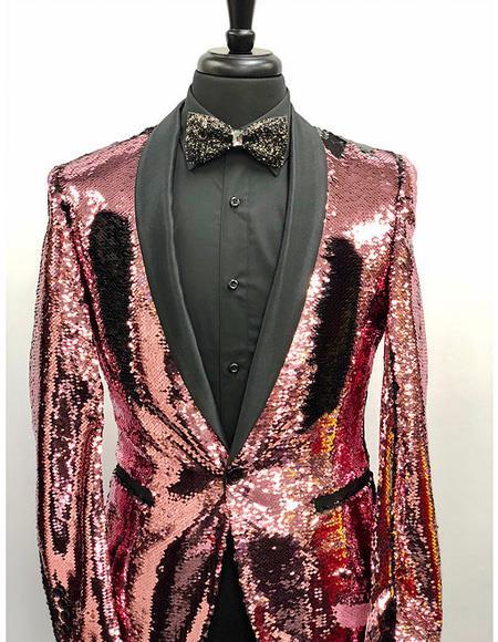 Pink and Black Tuxedo