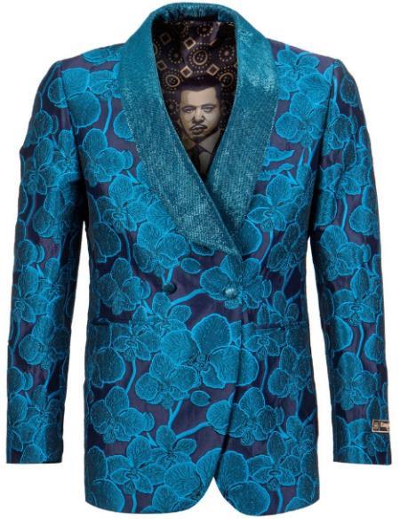 Teal Tuxedo - Teal Prom Suits - Teal Prom Tuxedos Jacket