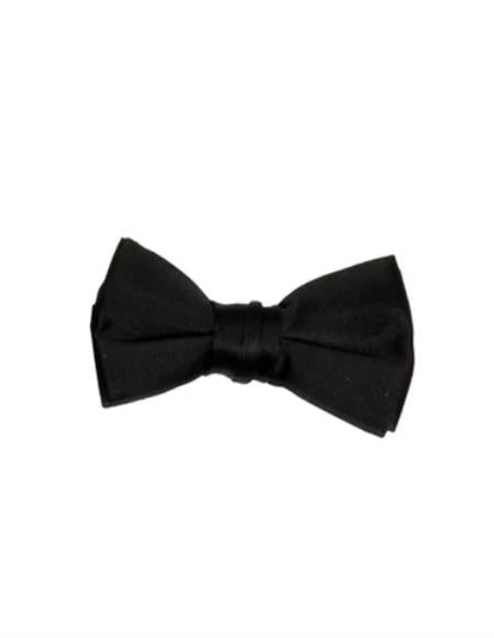 SKU#JA61028 Mens Formal - Wedding Bowtie - Prom Black Bowtie