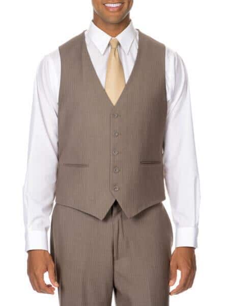 Basic Solid Plain Dark Coco Chocolate brown Three buttons Front Slick Personality Latest Notch Collared Boy Suits for Men