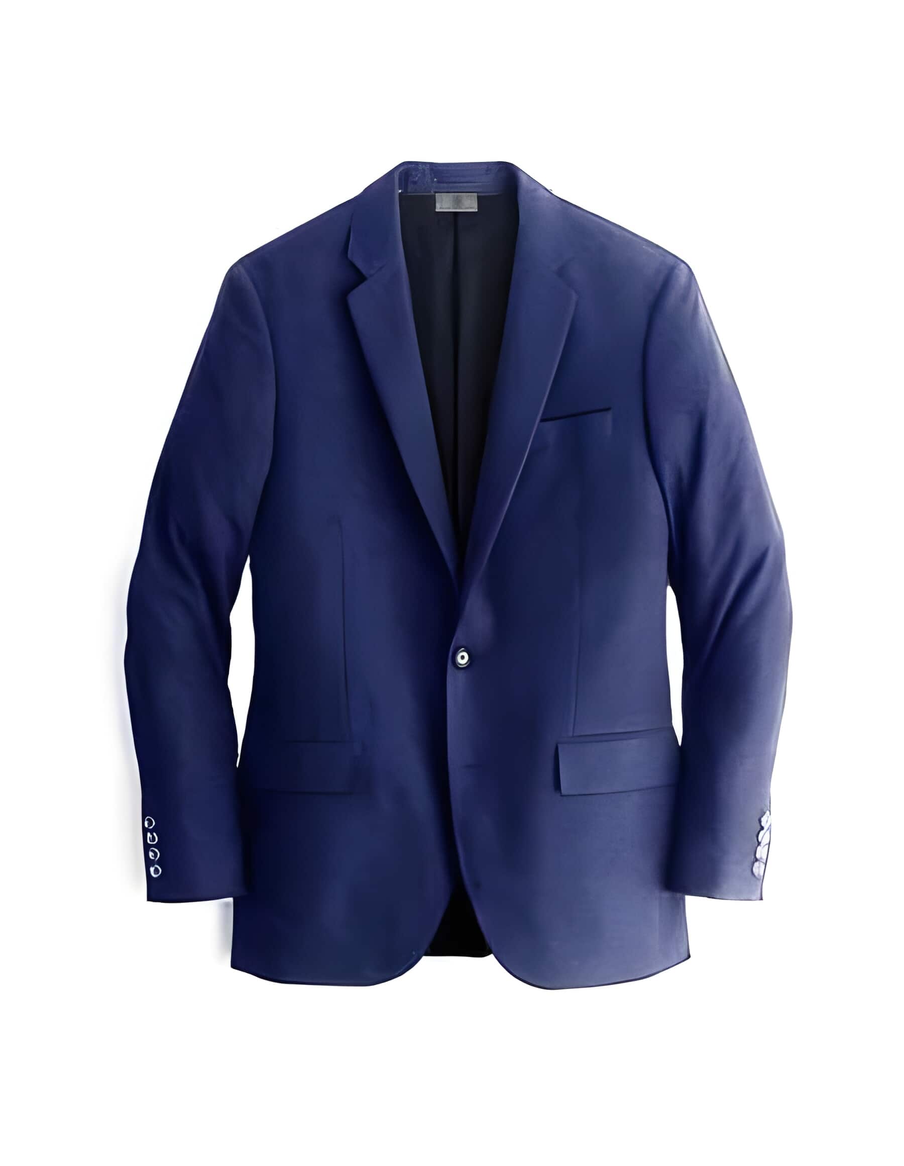 men's Navy Blue Cashmere & Wool Blazer